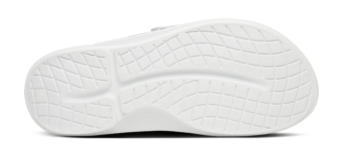 BAUER/OOFOS Men's OOahh Sport Flex Sandal – White 10 BAUER/OOFOS Men's OOahh Sport Flex Sandal – White
