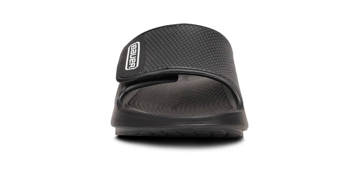 BAUER/OOFOS Men's OOahh Sport Flex Sandal – Black 3 BAUER/OOFOS Men's OOahh Sport Flex Sandal – Black