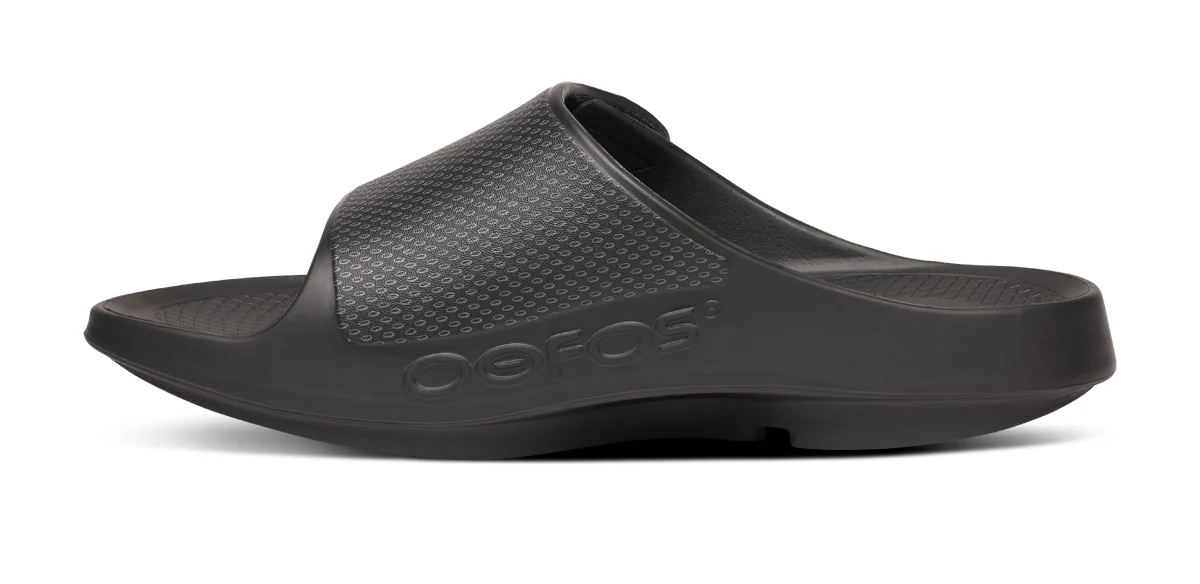 BAUER/OOFOS Men's OOahh Sport Flex Sandal – Black 4 BAUER/OOFOS Men's OOahh Sport Flex Sandal – Black