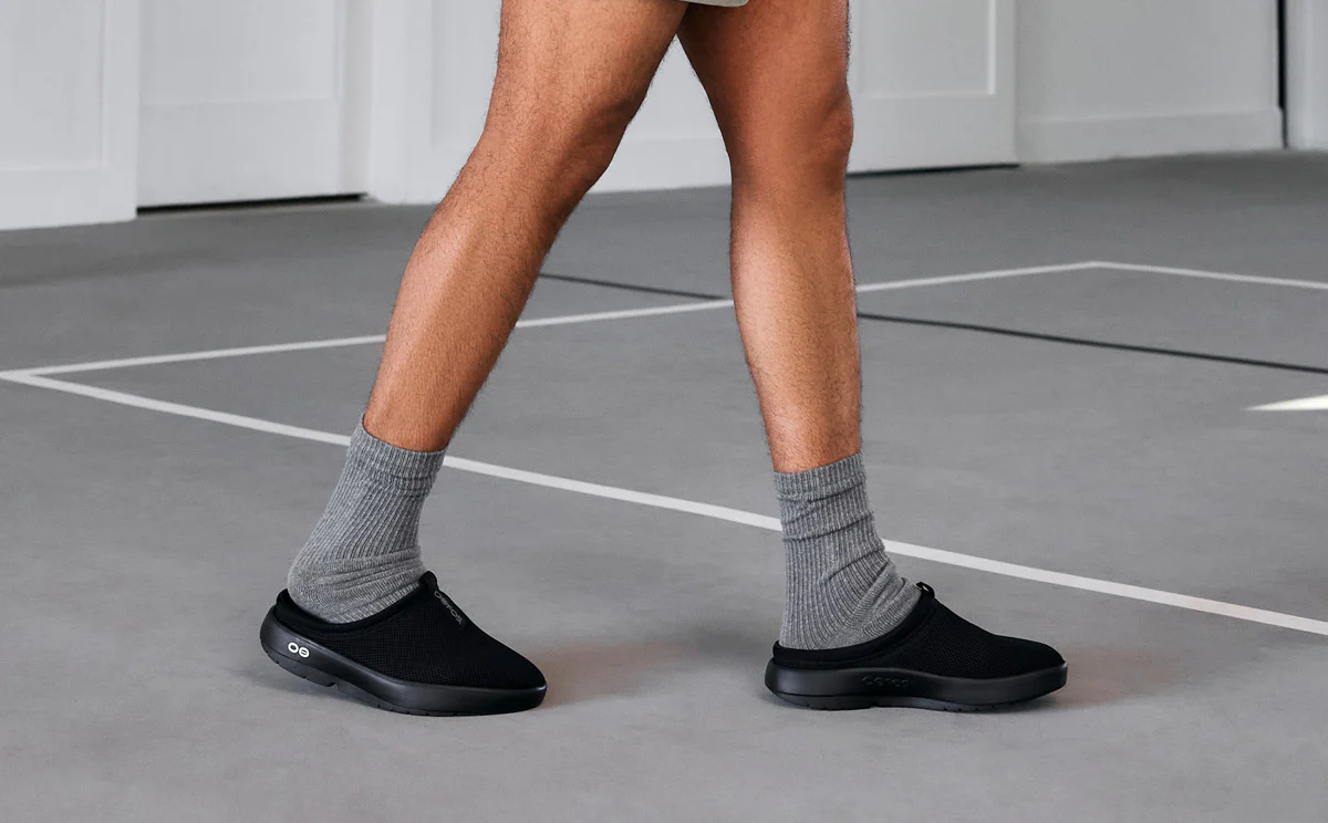 Men's OOcoozie Sport Mule - Black 8 Men's OOcoozie Sport Mule - Black
