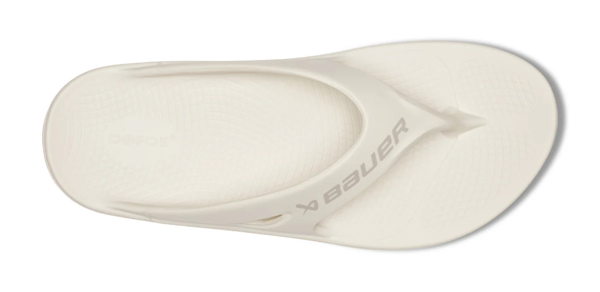BAUER/OOFOS Men's OOriginal Sport Sandal – Chalk 6 BAUER/OOFOS Men's OOriginal Sport Sandal – Chalk