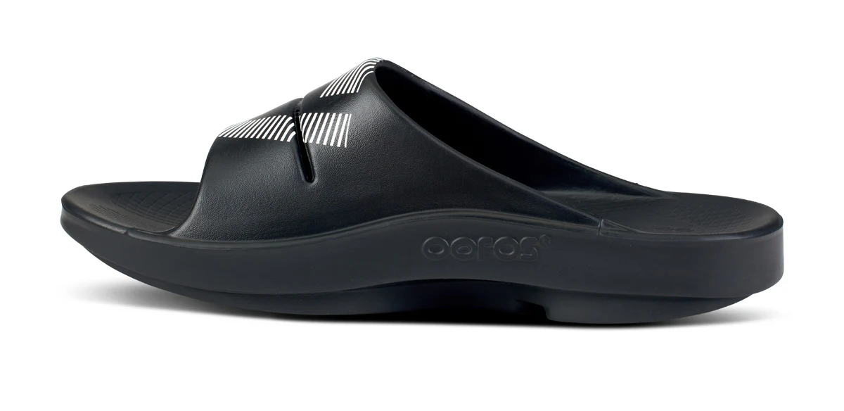 FJ X OOFOS Men's OOahh Sport Slide Sandal - Black 4 FJ X OOFOS Men's OOahh Sport Slide Sandal - Black