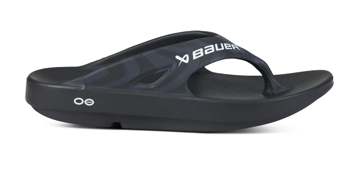 BAUER/OOFOS Men's OOriginal Sport Sandal – Black Asphalt 2 BAUER/OOFOS Men's OOriginal Sport Sandal – Black Asphalt