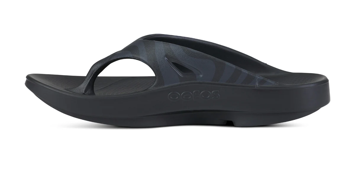 BAUER/OOFOS Men's OOriginal Sport Sandal – Black Asphalt 4 BAUER/OOFOS Men's OOriginal Sport Sandal – Black Asphalt