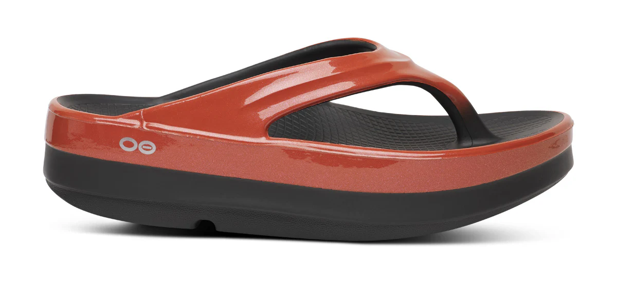 Women's OOmega OOlala Stacked Sandal - Copper 2 Women's OOmega OOlala Stacked Sandal - Copper